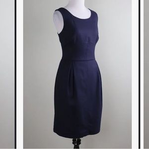 J. Crew navy wool dress